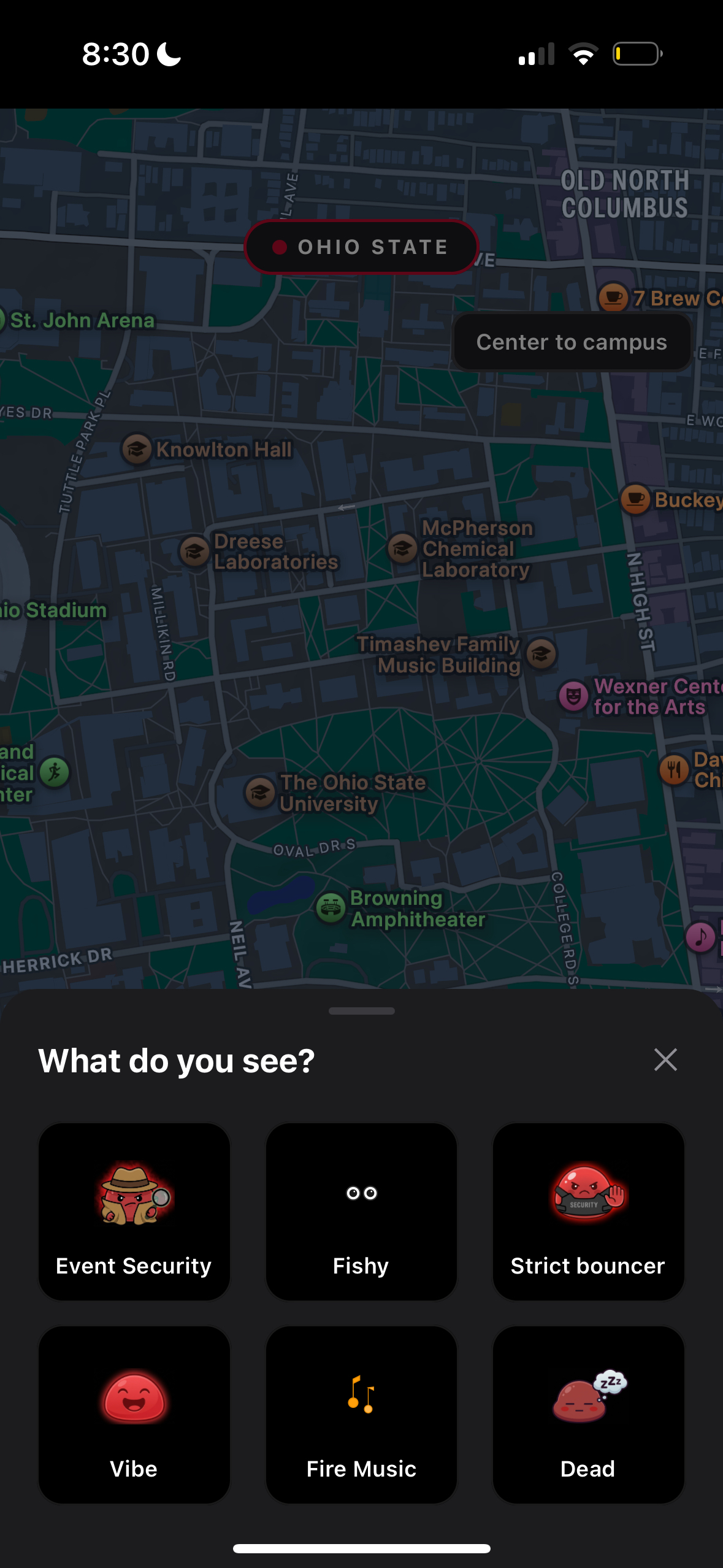 Nyte app – report and map
